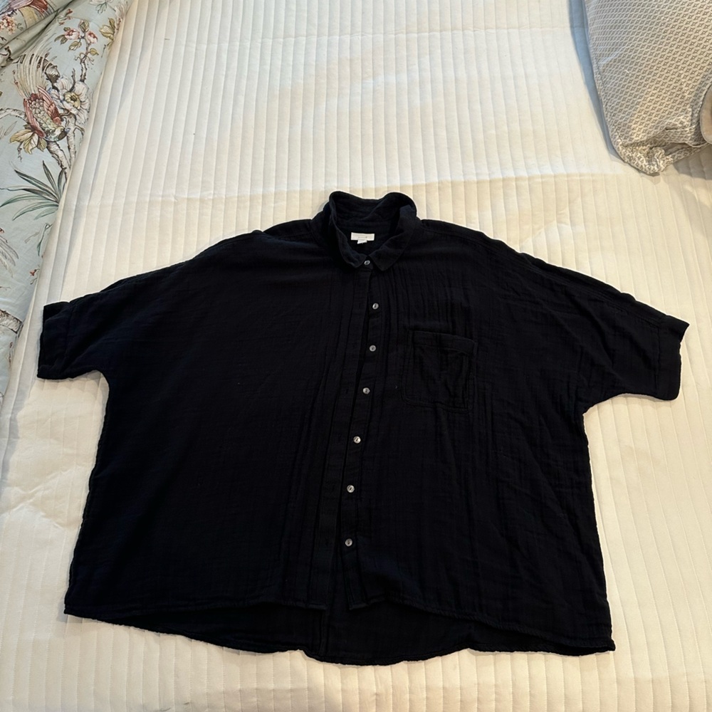 J. Jill Midnight Button-Down Shirt